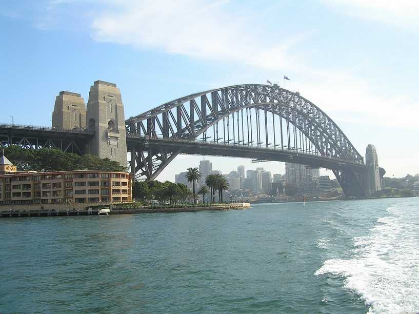 Harbour bridge in Sydney